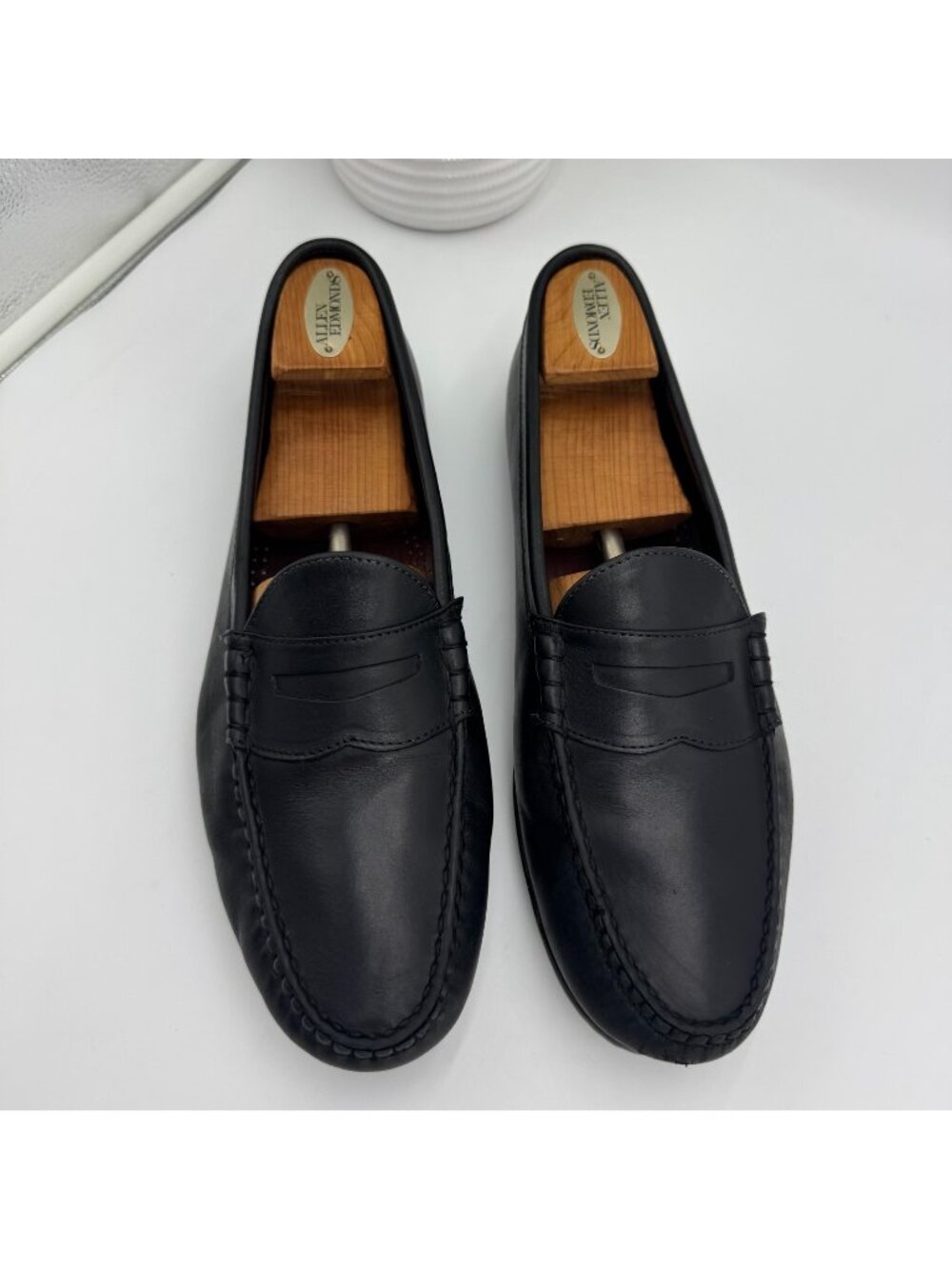 Allen Edmonds Ventura Highway Penny Loafer Men's 12 Black Leather Formal Career